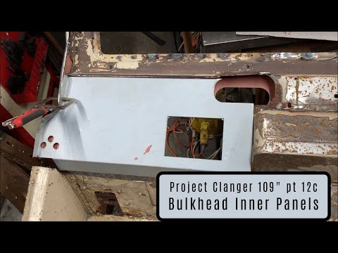 Project Clanger the Series 3 109" Landrover - Update 12c Bulkhead interior
