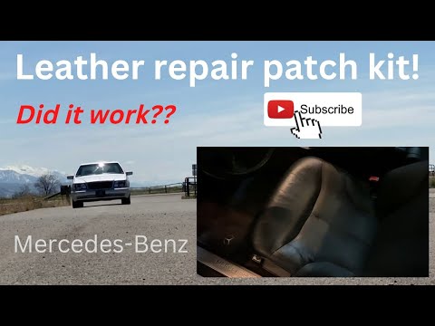 Leather repair patch kit on W140 Mercedes S500 - Numola