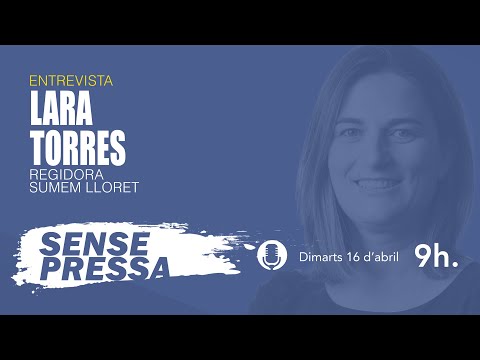 EN DIRECTE 🔴 Sense Pressa, entrevista a Lara Torres (Sumem Lloret)