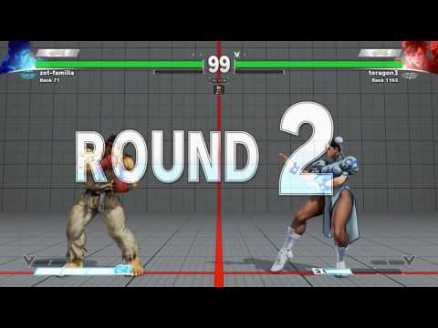 SFV~ Ryu (MCZ Tokido) vs. Chun-li (toragon3) HD 3