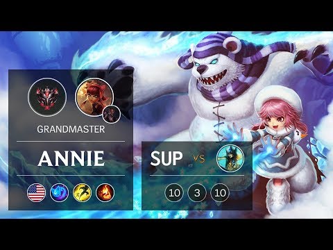 Annie Support vs Nami - NA Grandmaster Patch 9.5