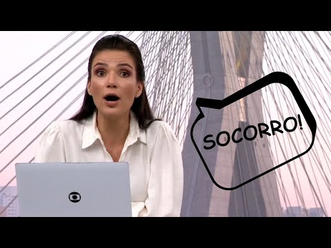 Gafe eletrônica na Globo: Sabina Simonato sofre com Waze "falador" durante Bom Dia SP (26/07/2022)