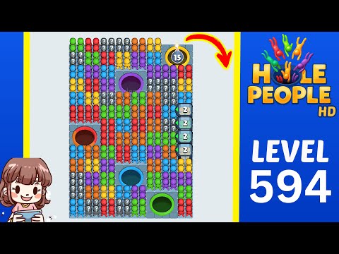 Hole People Level 594 Solution Walkthrough