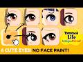 6 CUTE Custom Eye Designs In Tomodachi Life No Face Paint