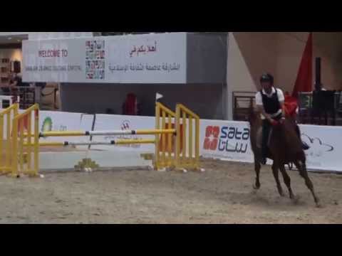 Ian show jumping CLASS 2 at Sharjah Equestrian Centre