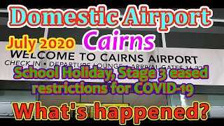 【Cairns Airport 】Domestic Terminal after easing COVID-19 restrictions 　コロナ禍【ケアンズ空港】国内線ターミナル