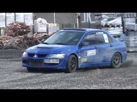 Dykas Andrzej / Ulak Waldemar - Mitsubishi Lancer EVO 8 - 1 runda MOR w KJS Rzeszów 29-03-2015