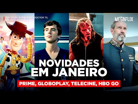 Lançamentos em Janeiro do Amazon Prime, Globoplay, Telecine Play e HBO Go