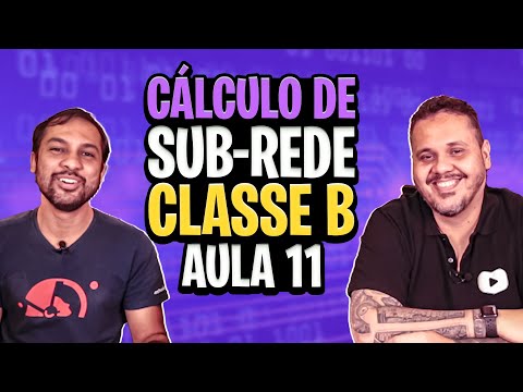 Cálculo de sub-rede classe B - Aula 11