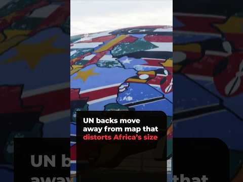 UN approves new map showing Africa’s true size #ajshorts