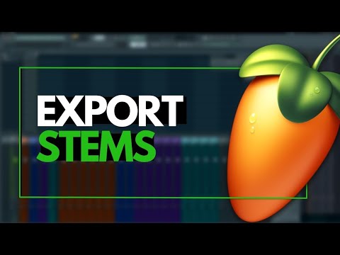 how to export stems and multitracks in fl studio 20
