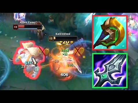 When Katarina build Divine Sunderer...