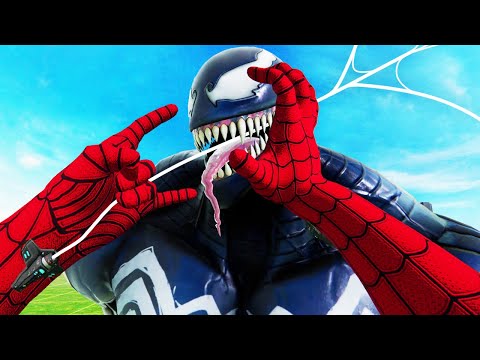 Spiderman FIGHTS Venom (Bonelab Mods)