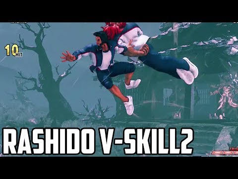[SFV:CE] Rashid New V-Skill 2 Combos