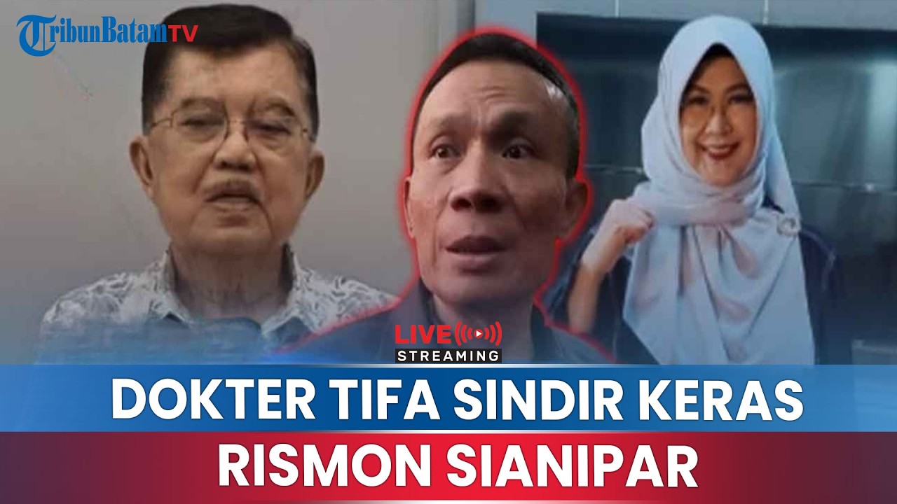 🟠Jusuf Kalla Laporkan Rismon Sianipar, Dokter Tifa Ikut Serang: Mau Restorative Justice Lagi?