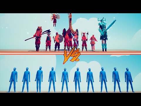VIKING TEAM vs RANDOM TEAM - Totally Accurate Battle Simulator | TABS