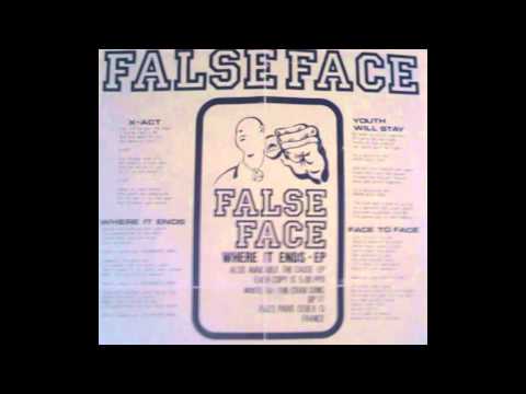 FALSE FACE- Durham City Hardcore. WHERE IT ENDS E.P. - YOUTH WILL STAY (single version)