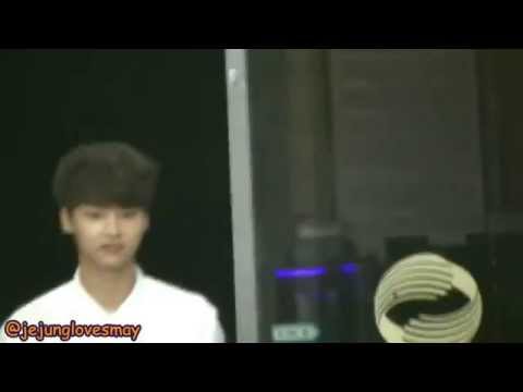 [fancam] N arrived in KBS building for 140612 Sukira
