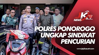Download lagu Polres Ponorogo Ungkap Aksi Kriminal Pencurian Alsintan dan Curanmor mp3