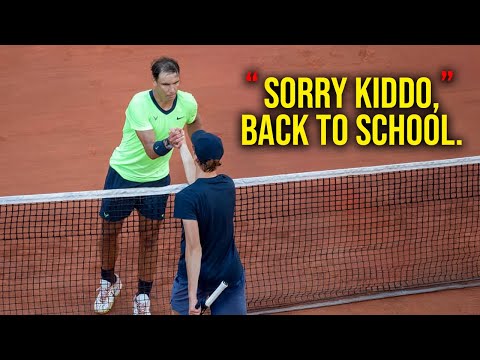 Jannik Sinner Tried to OVERPOWER Nadal... What Rafa Did Next was BRUTAL!