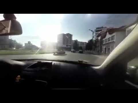 Accident sens giratoriu Casa de Cultură a Tineretului Slatina