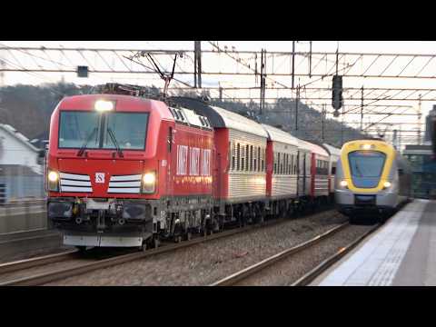 Schwedischer Frühling auf Gleisen Teil 31 - Züge in Kungsbacka
