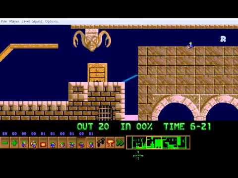 Lemmings custom: Middle Age Mining Technique