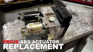 HYBRID ABS ACTUATOR CONTROL UNIT REPLACEMENT : 2007 TOYOTA PRIUS PART 1