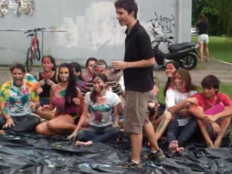 Inicio do trote de jornalismo da ufsc