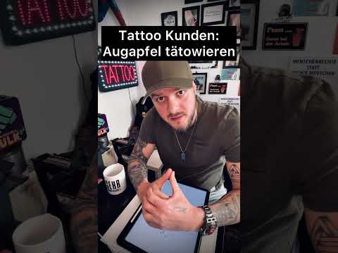 Tattoo Kunden: Der "Augapfel tätowieren?"