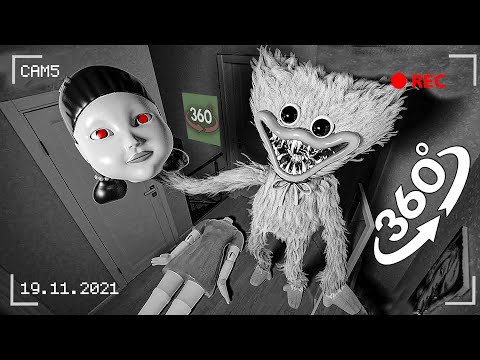 VR 360° Poppy Playtime Huggy Wuggy found the Killer Doll and did it ...😱 / 360 Video