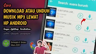 Download lagu Super Easy❗️How to Download MP3 Music on Android Phones mp3