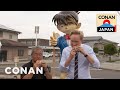 Conan Visits Conan Town In Japan  CONAN on TBS