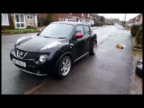 Juke Nismo wheel change to a Nissan 350z Rays.