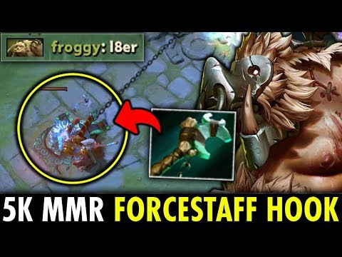 "ESCAPE LATER" - INSANE FORCESTAFF HOOK!! 5000 MMR PUDGE SUPPORT - GENIUS PUDGE