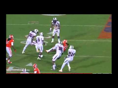 DJ Swearinger's Huge Hit On Andre Ellington 11/24/2012