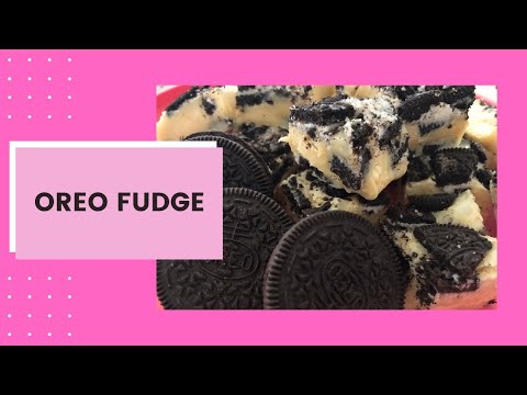 EASY OREO FUDGE | ONLY FOUR INGREDIENTS | COOK WITH ME!