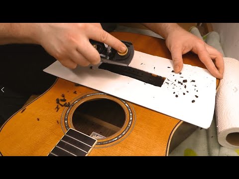 Guitar Repair:  Close Shave for a Larrivee