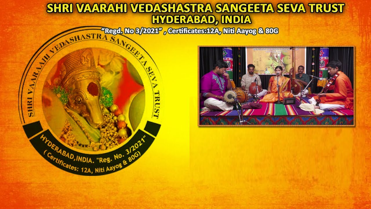 Varalakshmi Vratam Concert Kruthi Bhat aug20 2021