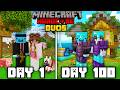 We Survived 100 Days In Minecraft Hardcore DUOS