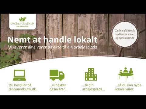 Nemt at handle lokalt - dinGaardbutik.dk