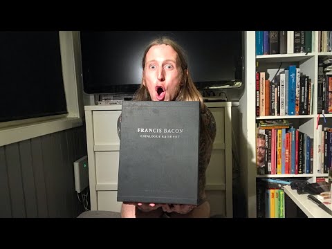 a cup of coffee and FRANCIS BACON CATALOGUE RAISONNÉ !(Unboxing)