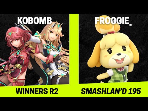 SmashLAN'd 195 Winners R2 - Kobomb (Pyra/Mythra) vs froggie_ (Isabelle) - SSBU Tournament