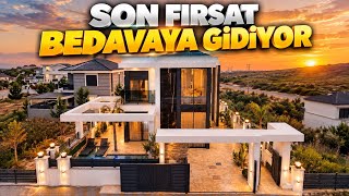 ALAN KAZANACAK BEDAVAYA GİDİYOR 250 m2 LÜKS VİLLA - V203