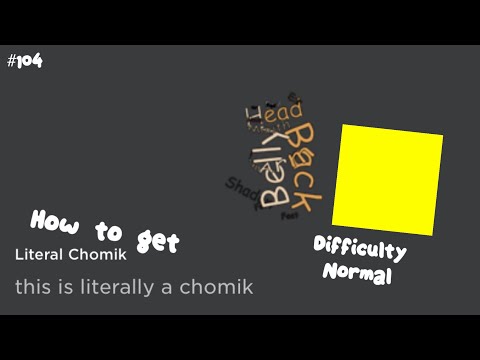 Find the chomiks but bad (104) | How to get Literal Chomik