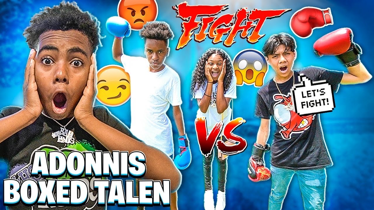 ADONNIS BOXED TALEN 🥊 & MYKEL MADE A SONG FOR MACEI!❤️