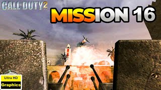North Africa Finale! CoD2 'Assault on Matmata' Mission 16 Gameplay (Sgt. Davis AA Gun Defense)