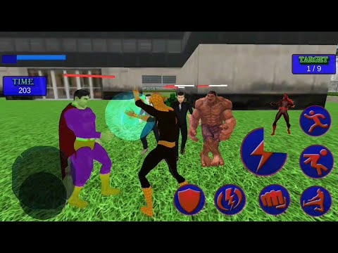 Flying Spider Hero City Villains Crime Battle | Spider Hero Vs Superhero Monster Villains - GamePlay