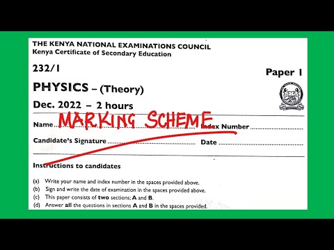 𝐊𝐂𝐒𝐄 𝐏𝐡𝐲𝐬𝐢𝐜𝐬 𝐏𝐚𝐩𝐞𝐫 𝟏 - 𝟐𝟎𝟐𝟐 | 𝐂𝐨𝐦𝐩𝐥𝐞𝐭𝐞 𝐌𝐚𝐫𝐤𝐢𝐧𝐠 𝐒𝐜𝐡𝐞𝐦𝐞 | 𝐏𝐚𝐫𝐭 𝟏