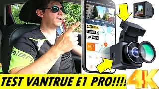 Vantrue E1 Pro recensione e test dashcam 4K dual GPS. Dashcam compatta a un prezzo ultra competitivo
